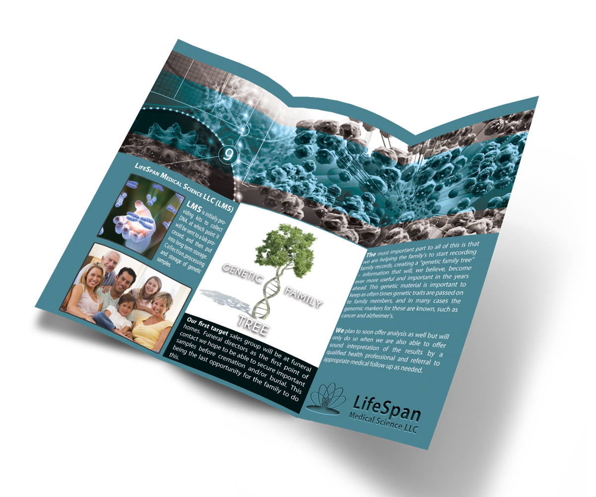 Design de Brochure par vendelin design pour LifeSpan Medical Science LLC | Design #3673134