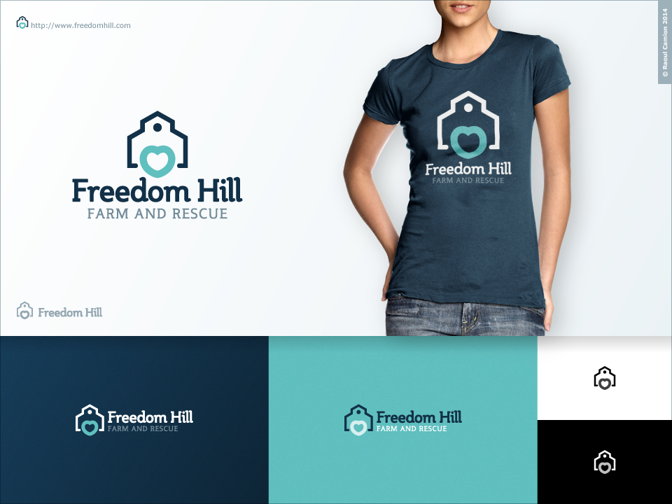 Logo-Design von Raoul Camion für Freedom Hill Farm and Rescue | Design #3674213