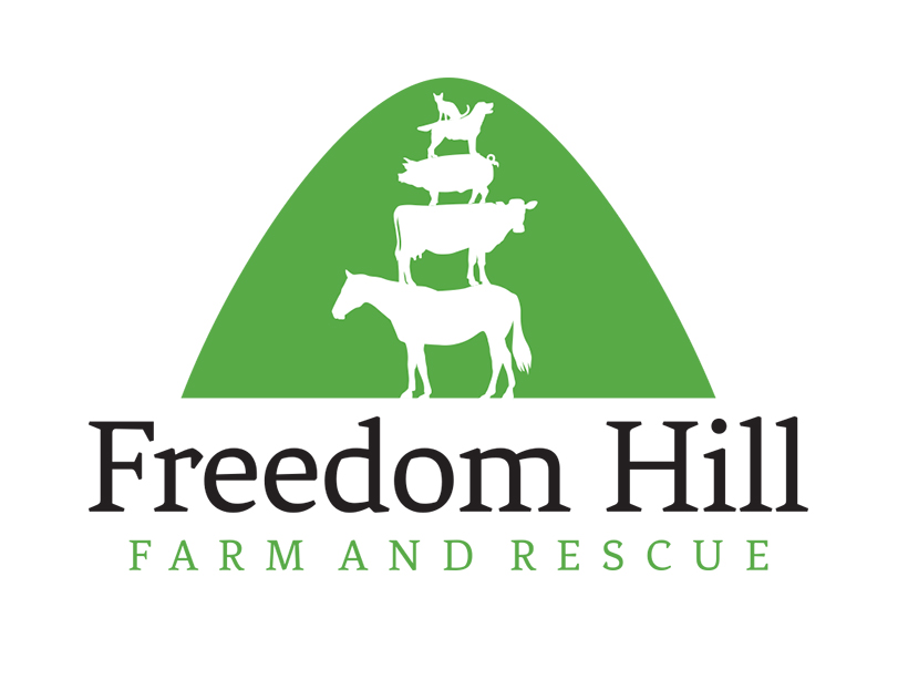 Diseño de Logo por Innerworld Designs ltd. para Freedom Hill Farm and Rescue | Diseño #3631894
