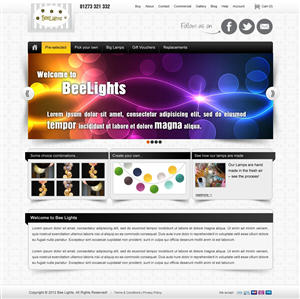 Web Design Project for selling festive lights | Web Design by TechWise