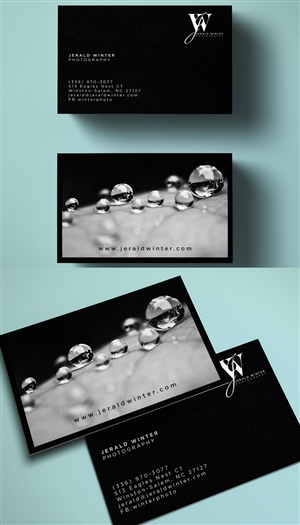 Design de Carte de Visite par Cherry Pop Design pour Jerald Winter Photography LLC | Design : #3715811