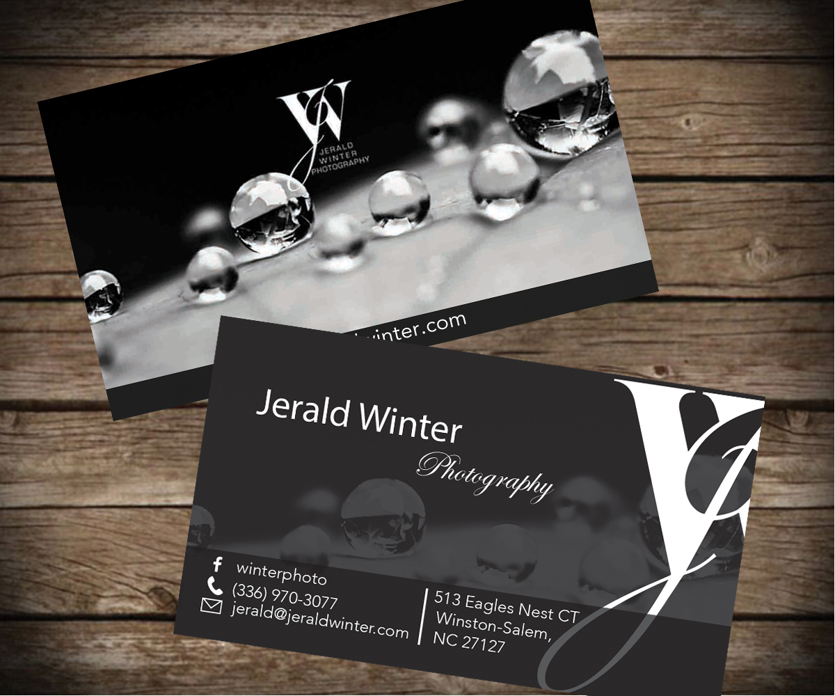 Business Card Design by hmecdesign for Jerald Winter Photography LLC | Design #3642588