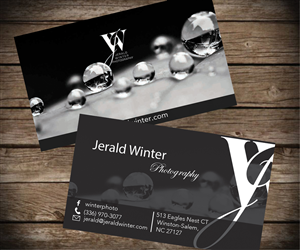 Design de Carte de Visite par hmecdesign pour Jerald Winter Photography LLC | Design : #3642588