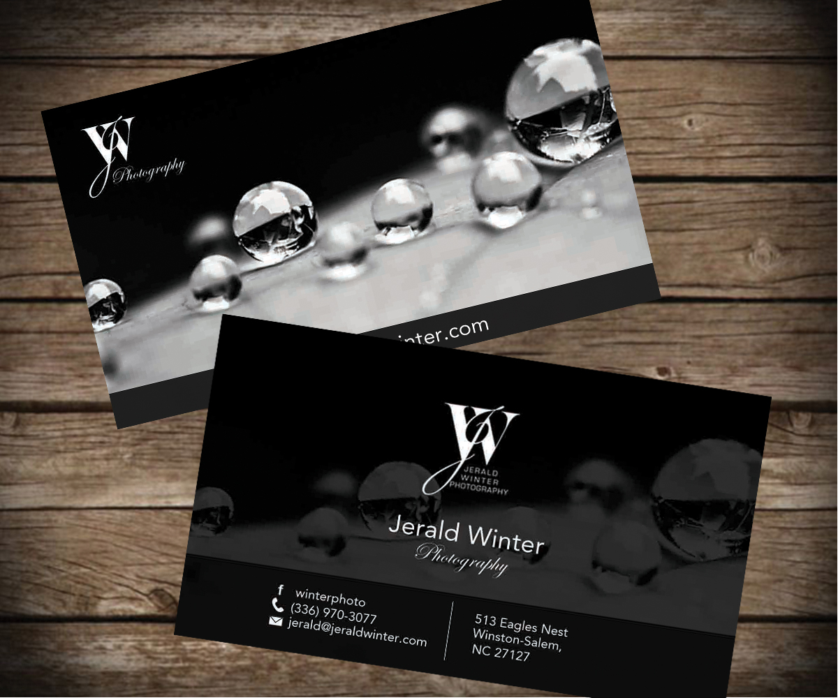 Business Card Design by hmecdesign for Jerald Winter Photography LLC | Design #3642598