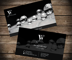Design de Carte de Visite par hmecdesign pour Jerald Winter Photography LLC | Design : #3642598