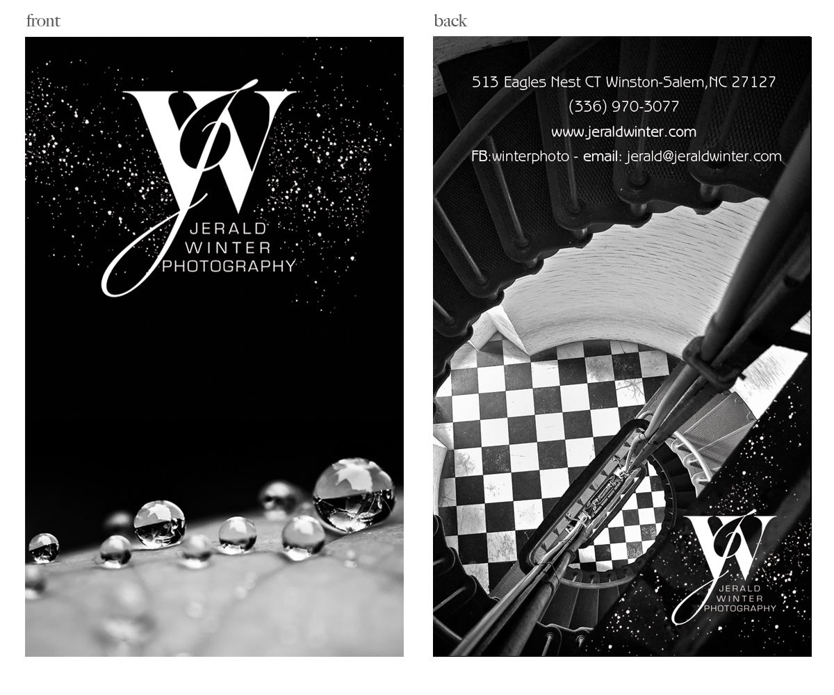 Business Card Design by Maden for Jerald Winter Photography LLC | Design #3650752