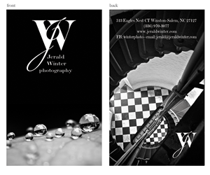 Design de Carte de Visite par Maden pour Jerald Winter Photography LLC | Design : #3654244