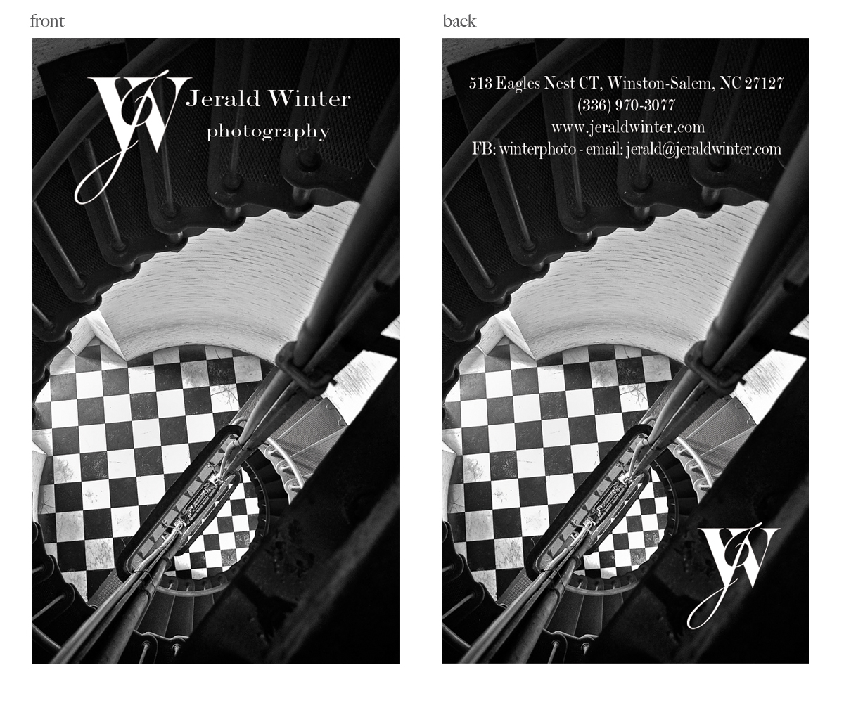 Business Card Design by Maden for Jerald Winter Photography LLC | Design #3659365