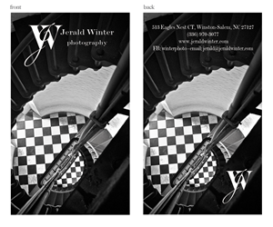 Design de Carte de Visite par Maden pour Jerald Winter Photography LLC | Design : #3659365