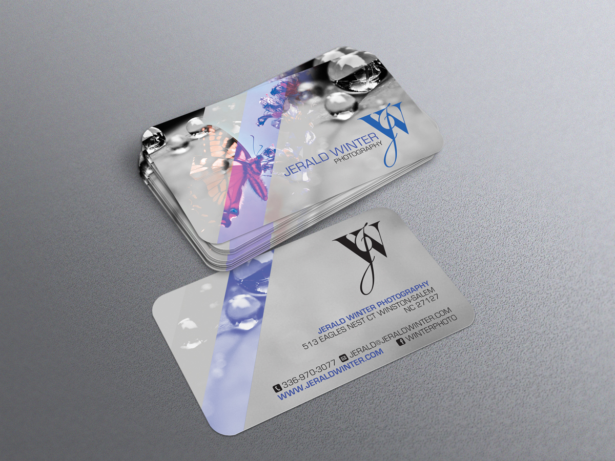 Business Card Design by diRtY.EMM for Jerald Winter Photography LLC | Design #3658356