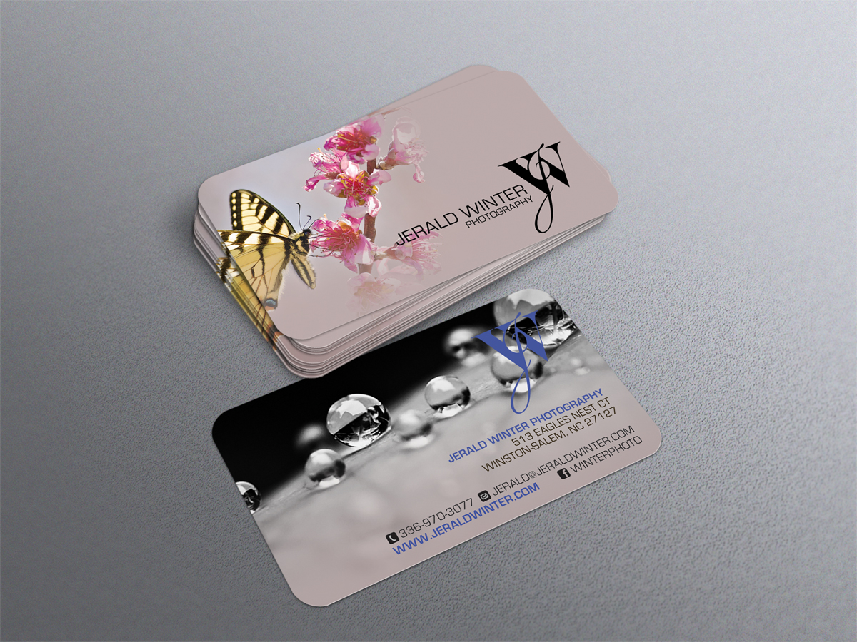 Business Card Design by diRtY.EMM for Jerald Winter Photography LLC | Design #3664242