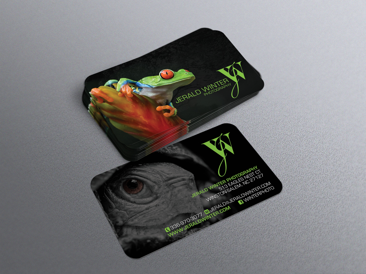 Business Card Design by diRtY.EMM for Jerald Winter Photography LLC | Design #3679619