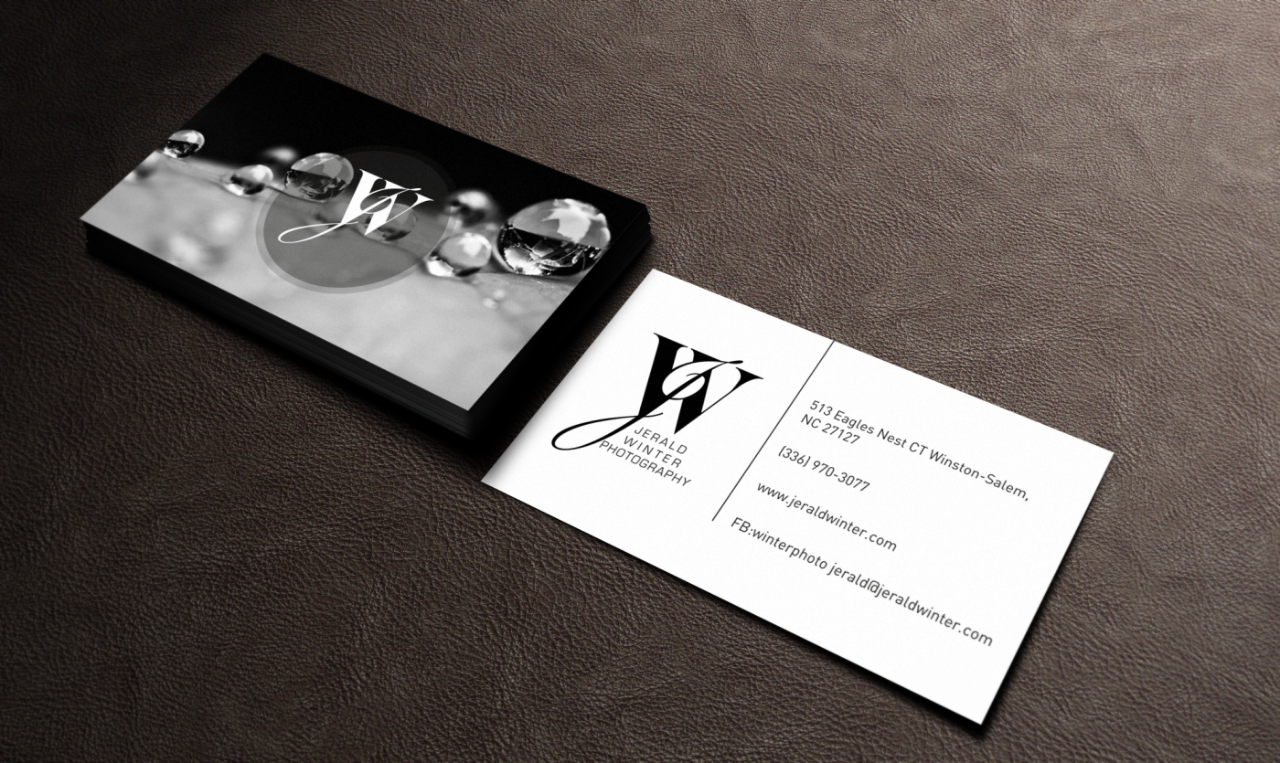 Business Card Design by HYPdesign for Jerald Winter Photography LLC | Design #3656717