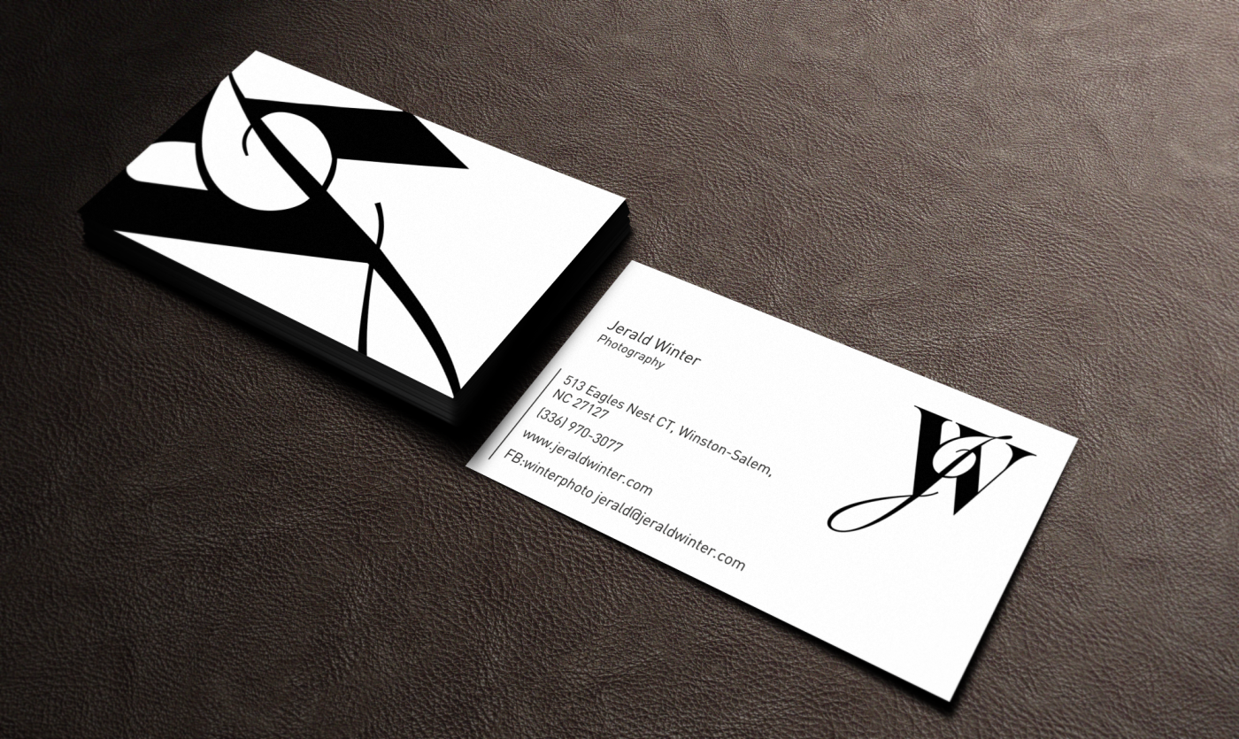 Design de Carte de Visite par HYPdesign pour Jerald Winter Photography LLC | Design #3662979