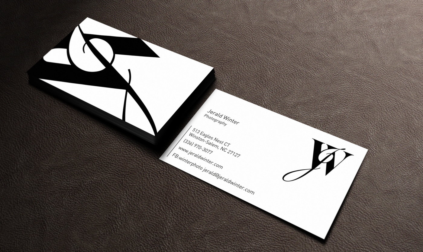 Design de Carte de Visite par HYPdesign pour Jerald Winter Photography LLC | Design #3665892