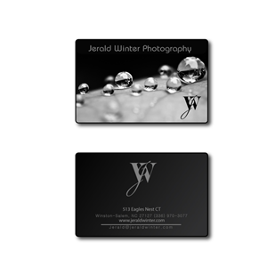 Design de Carte de Visite par instudio pour Jerald Winter Photography LLC | Design : #3662105