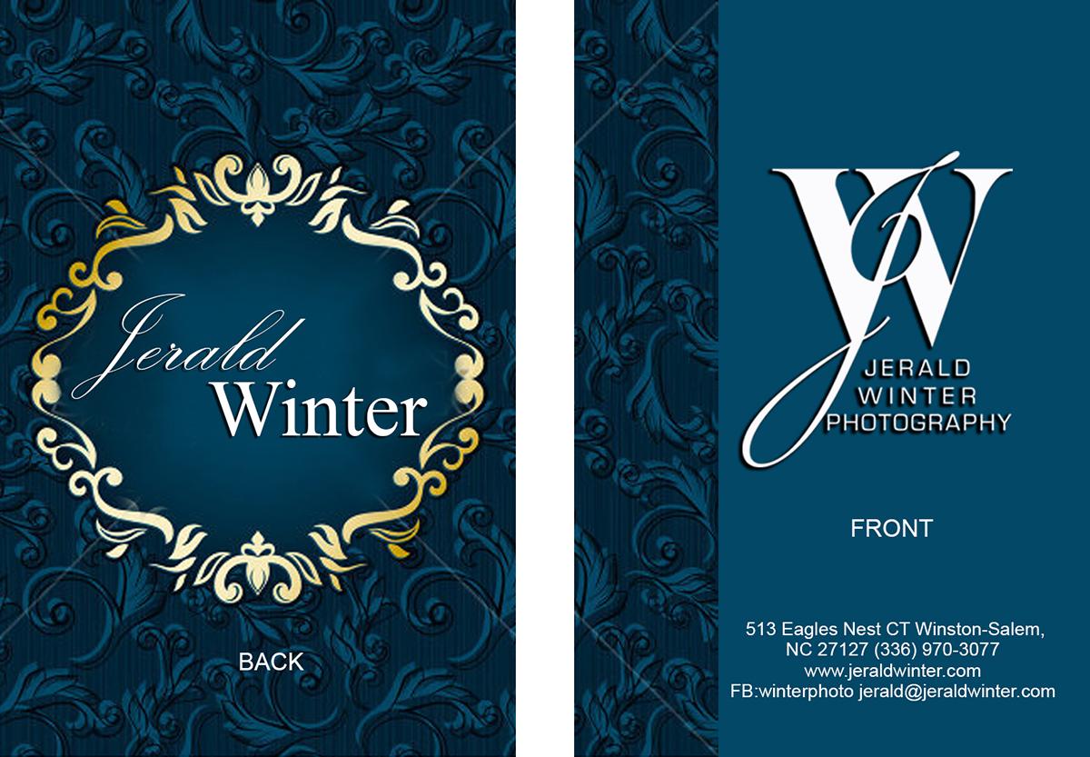 Business Card Design by noelopan1955 for Jerald Winter Photography LLC | Design #3652208