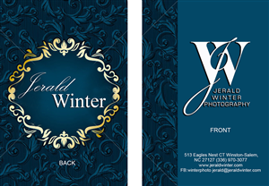 Design de Carte de Visite par noelopan1955 pour Jerald Winter Photography LLC | Design : #3652208