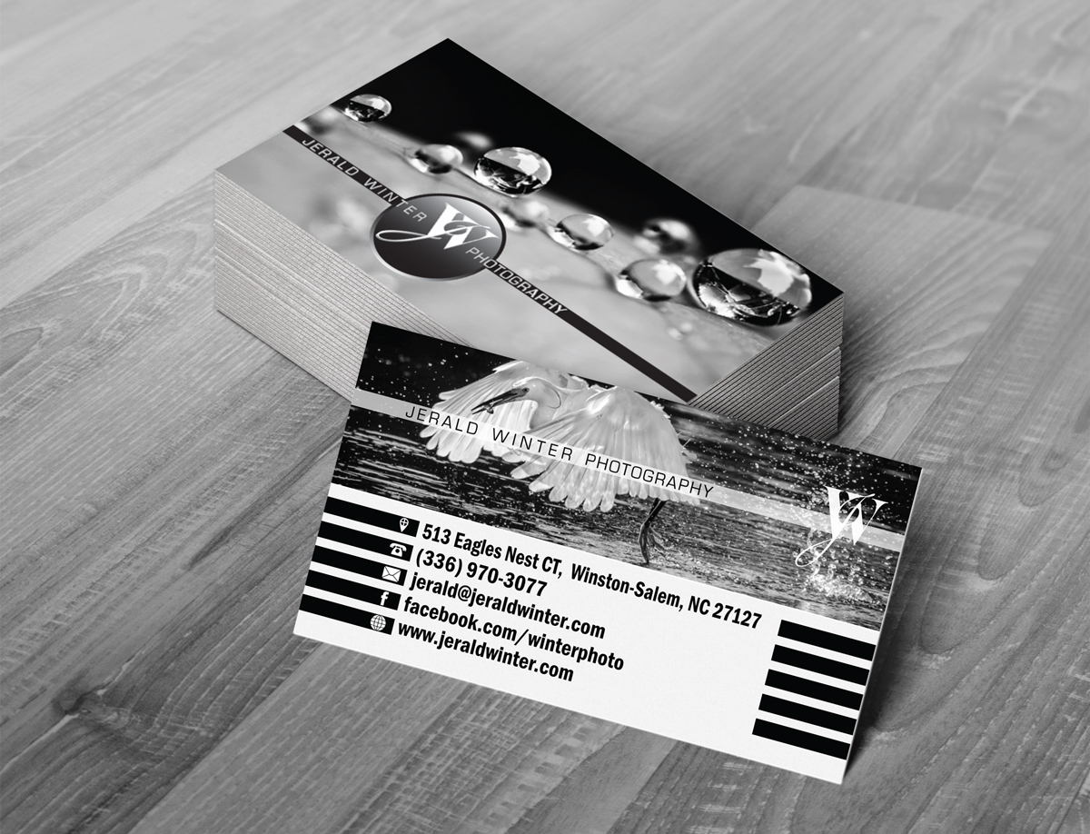 Business Card Design by just_me for Jerald Winter Photography LLC | Design #3653428