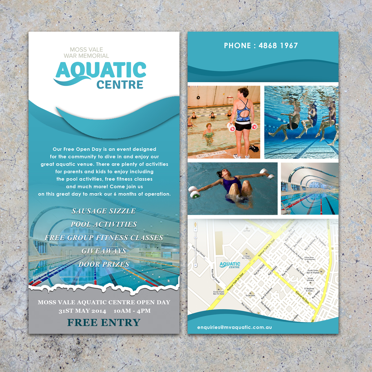 Diseño de Flyer por Eggo May P para moss vale aquatic centre | Diseño #3671347