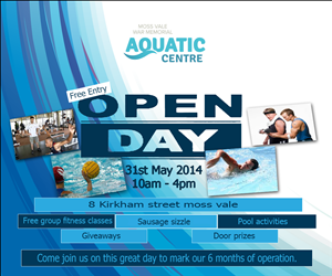 Diseño de Flyer por eman140 para moss vale aquatic centre | Diseño: #3638068