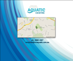 Diseño de Flyer por eman140 para moss vale aquatic centre | Diseño: #3638071