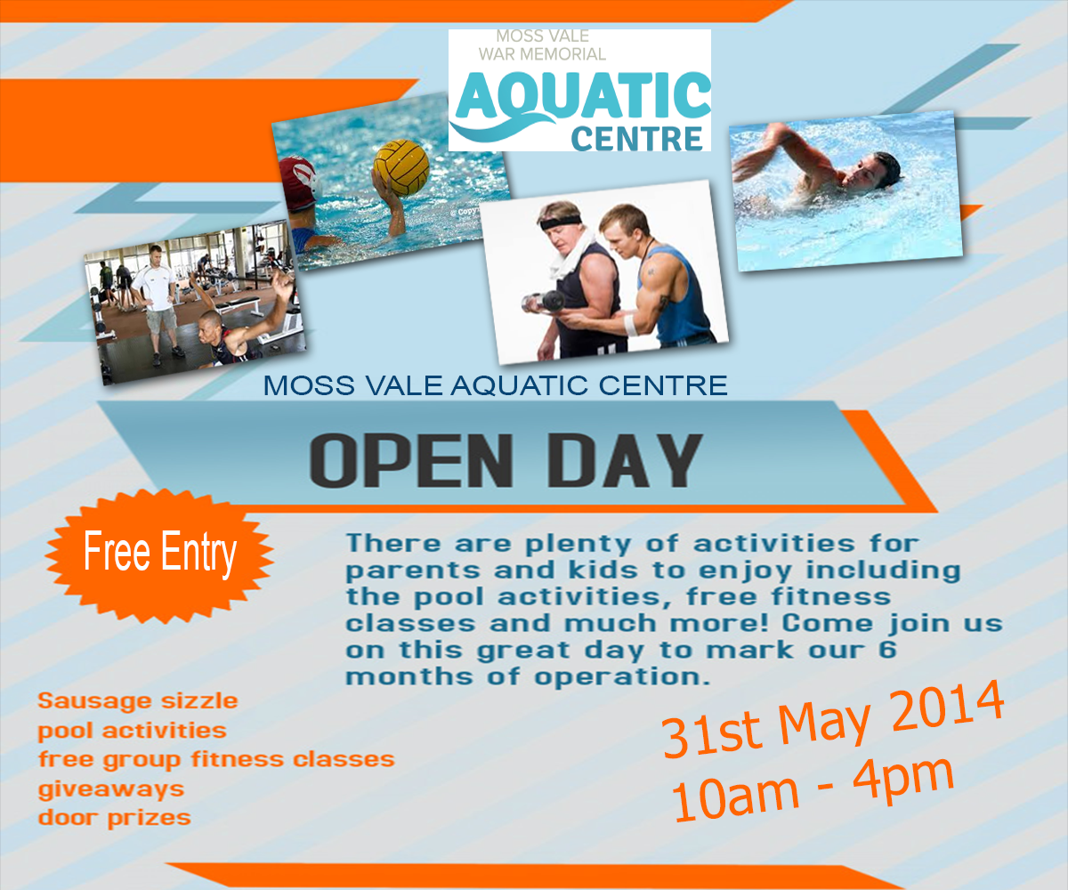 Diseño de Flyer por eman140 para moss vale aquatic centre | Diseño #3642059