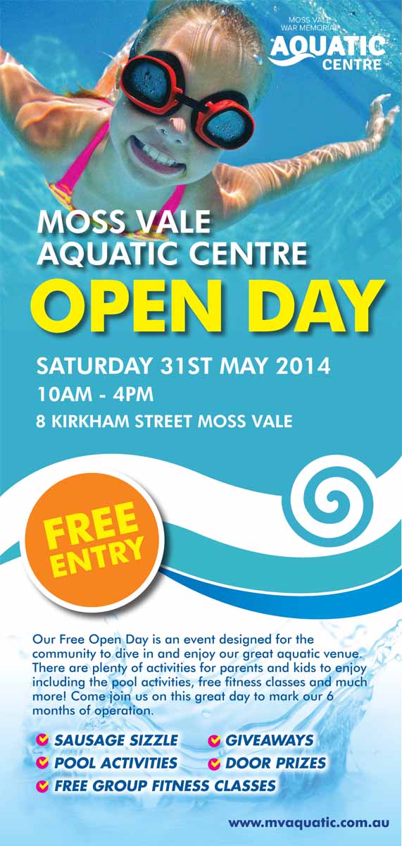Flyer Design by rkailas for moss vale aquatic centre | Design #3694090