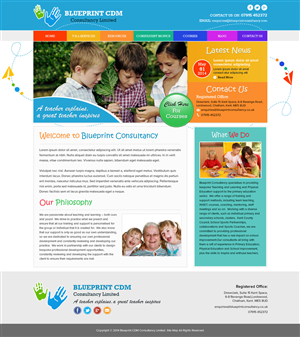 Fun but professional website required for school teaching consultancy. | Diseño Web por Pixeleas