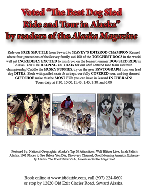 Advertisement Design by toader27 for IdidaRide Sled Dog Tours, Inc. | Design #914584