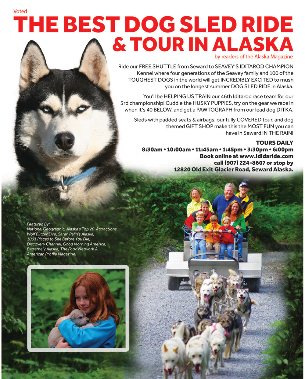 Diseño Publicitario por Purple Hearts  para IdidaRide Sled Dog Tours, Inc. | Diseño: #923784