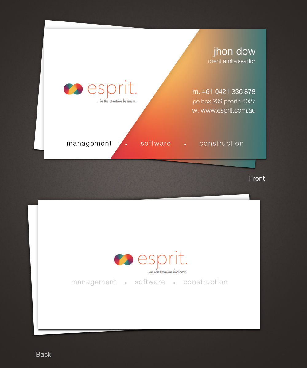 Diseño de Tarjeta de Presentación por Pixeleas para este proyecto | Diseño #3637831