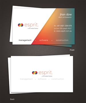 Business Card Design by Pixeleas for this project | Design: #3637831