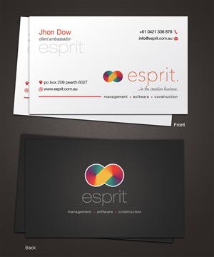 Business Card Design by Pixeleas for this project | Design: #3637990
