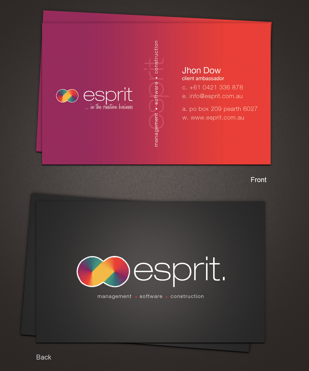 Diseño de Tarjeta de Presentación por Pixeleas para este proyecto | Diseño #3651073