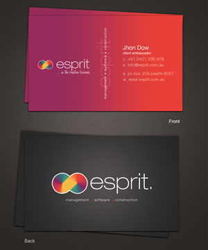 Business Card Design by Pixeleas for this project | Design: #3651073