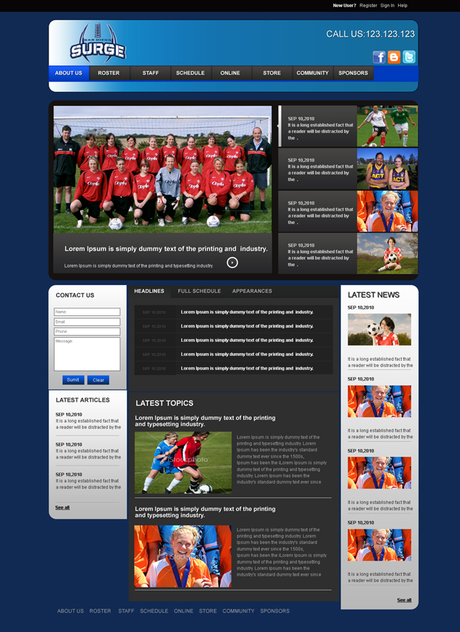 Web Design by LogoDesigns.ae for this project | Design #99221