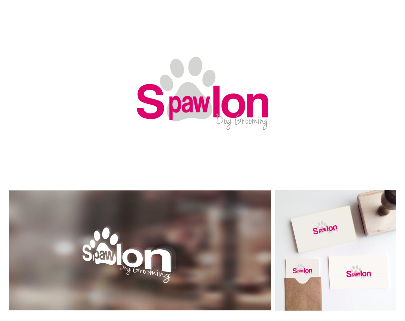 Logo Design by Monimonzy for Spawlon Dog Grooming | Design #3665998