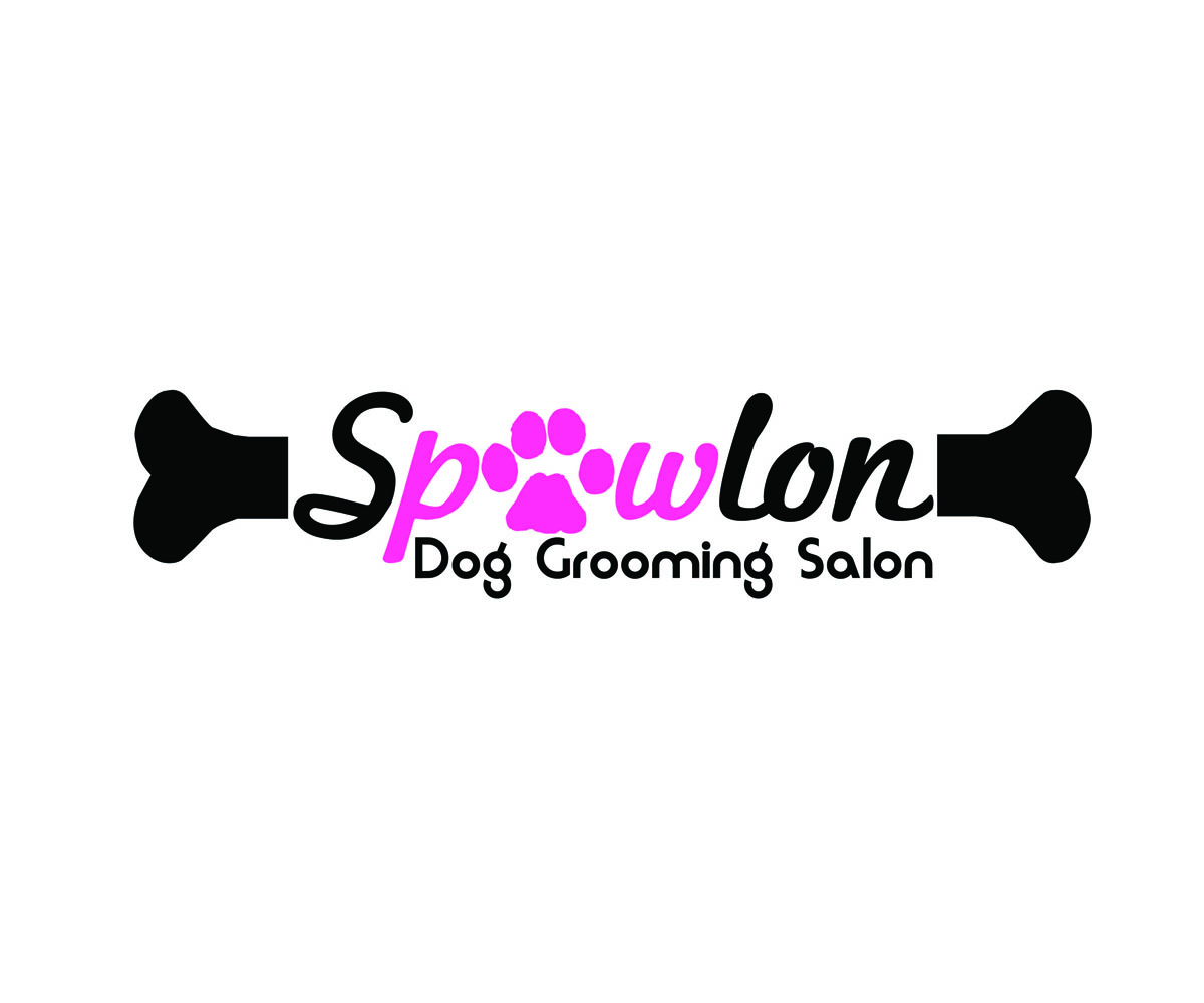 Logo Design by hmdesign for Spawlon Dog Grooming | Design #3654688