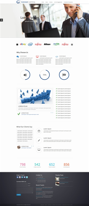 Web Design by GlobalTech for this project | Design: #3680926