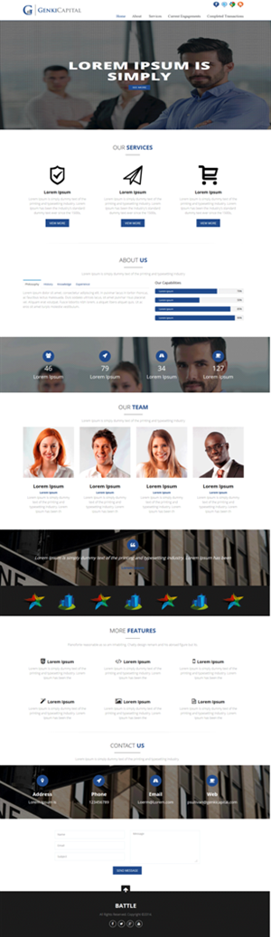 Web Design by GlobalTech for this project | Design: #3682176