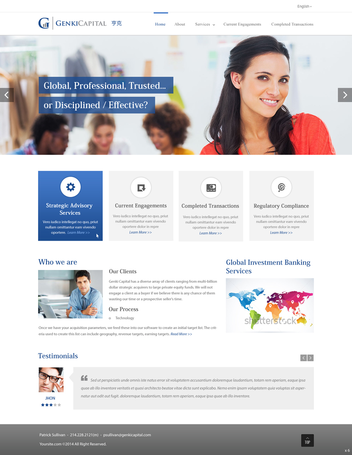 Web Design by pb for this project | Design #3658369