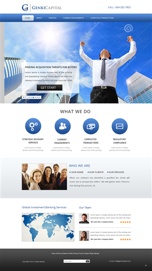 Web Design by pb for this project | Design: #3658373
