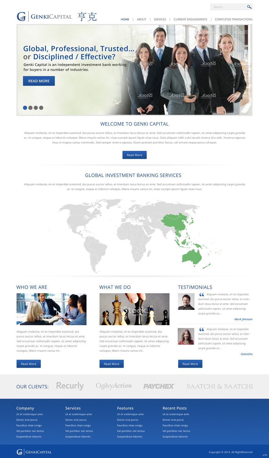 Web Design by pb for this project | Design #3668626