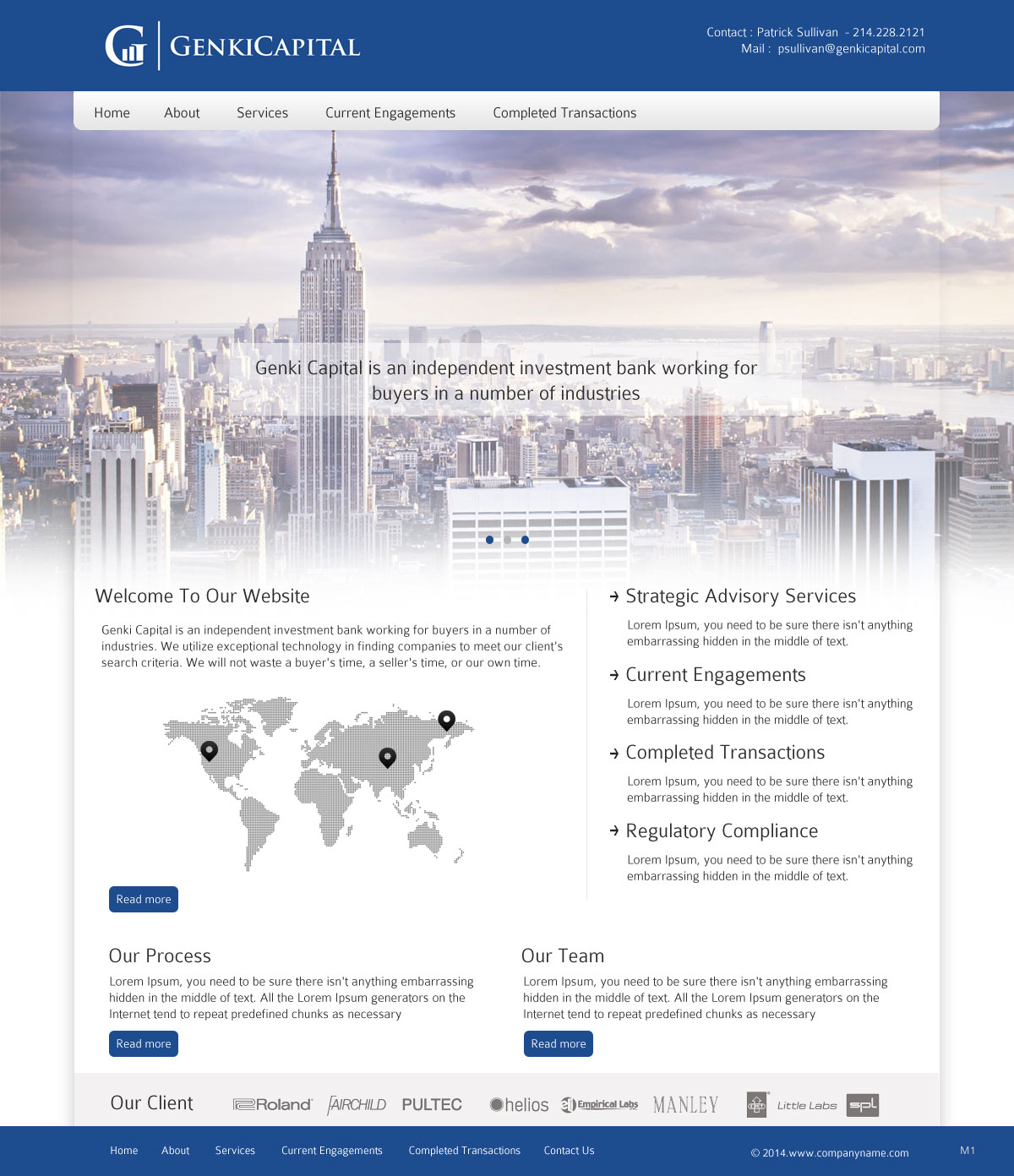 Web Design by pb for this project | Design #3680590