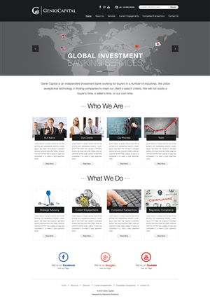 Web Design by Black Stallions Impressive Solutions for this project | Design #3649343