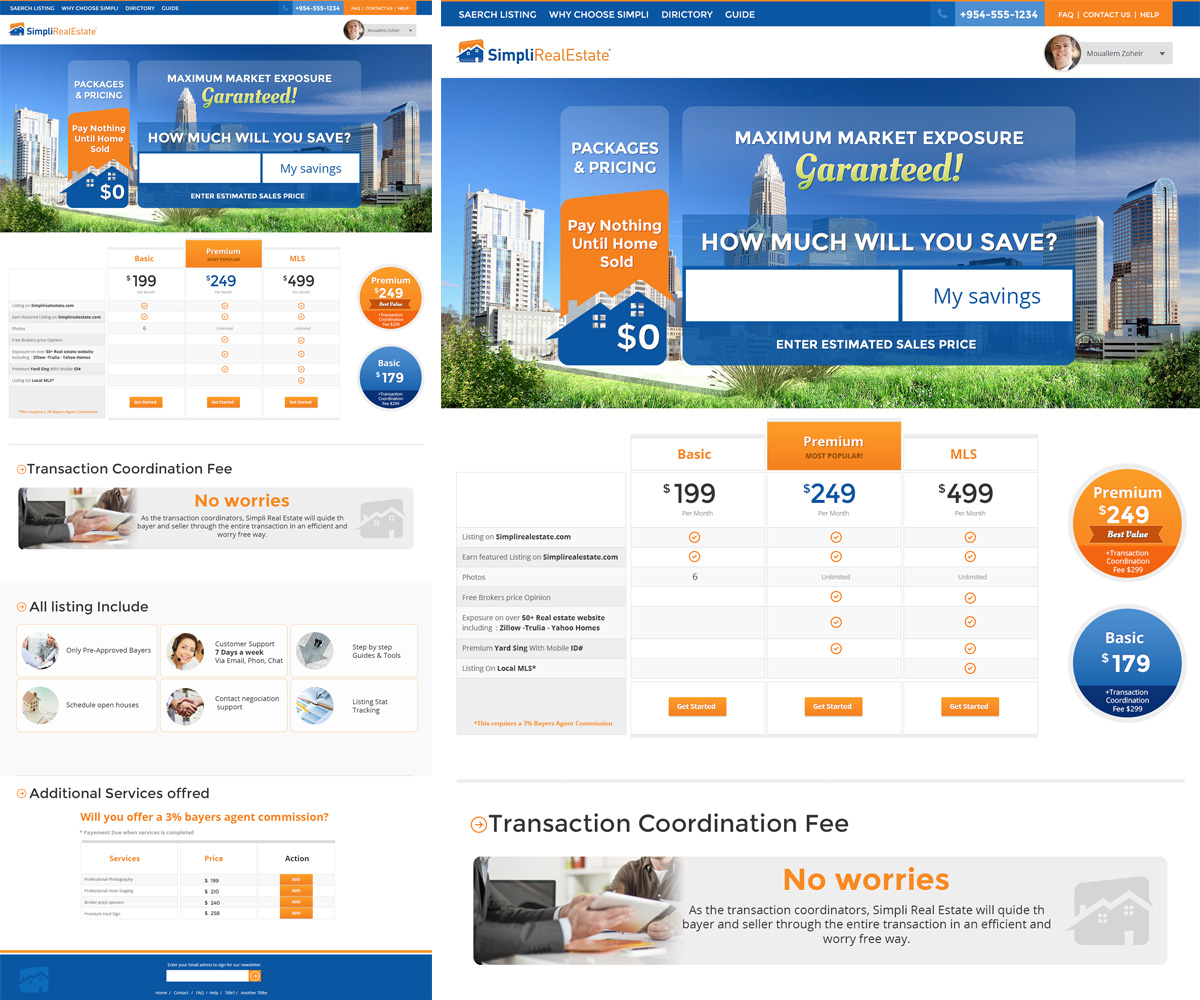 Web Design by mouallem zoheir for this project | Design #3671698