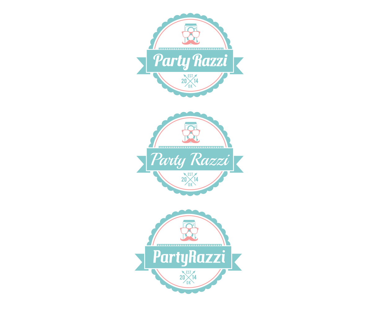 Logo Design by Luc1ano for PartyRazzi OK | Design: #3720754