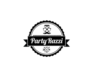 Logo Design by Luc1ano for PartyRazzi OK | Design: #3720766