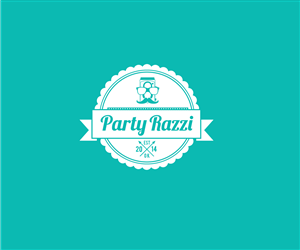Logo Design by Luc1ano for PartyRazzi OK | Design: #3720771
